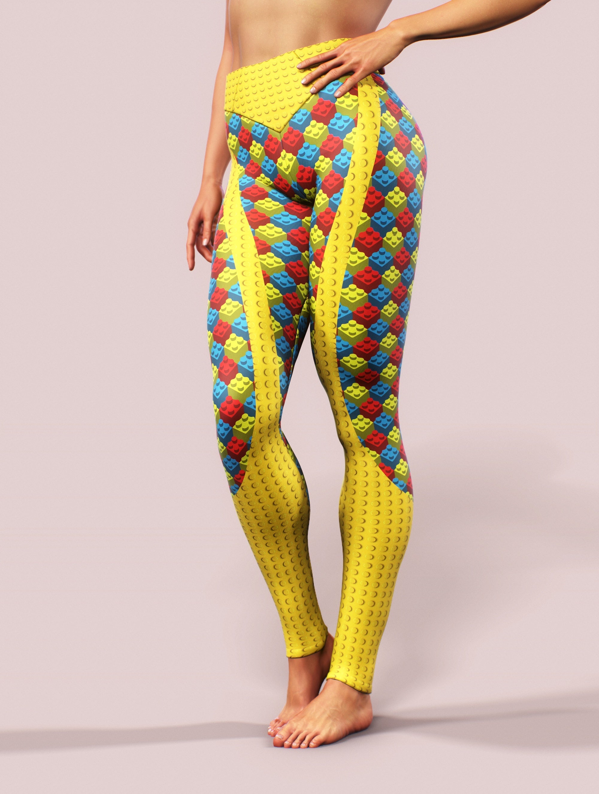 Kids On The Block Tights-High waisted leggings-bootysculpted