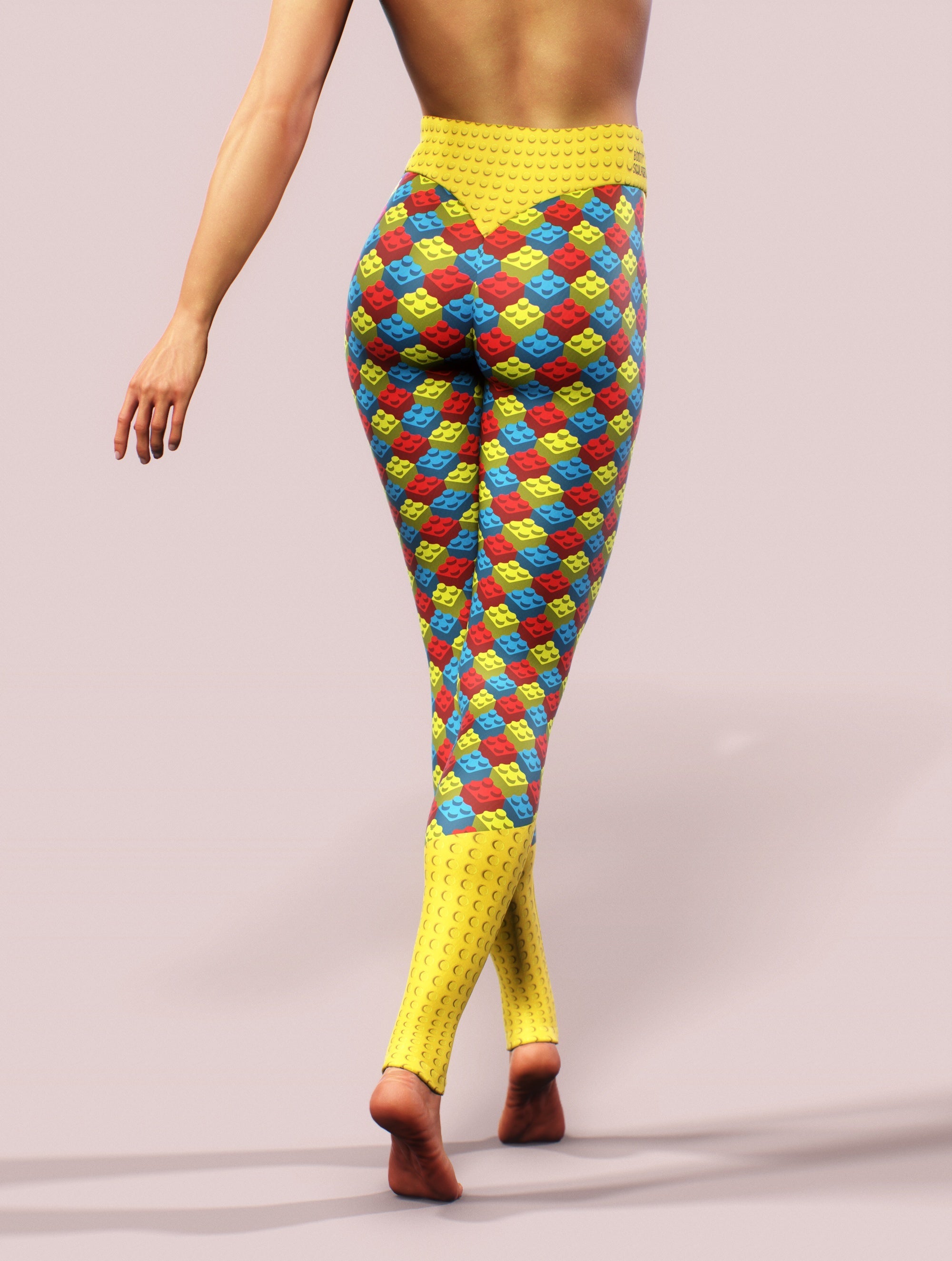 Kids On The Block Tights-High waisted leggings-bootysculpted