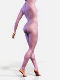 Light Purple Mesh Suit-unitard-bootysculpted