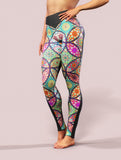 Mandala Yoga Pants-High waisted leggings-bootysculpted