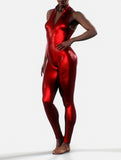 Metallic Red Unitard-unitard-bootysculpted