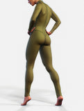 Military Green Mesh Suit-unitard-bootysculpted