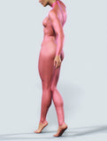 Neon Pink Mesh Bodysuit-unitard-bootysculpted