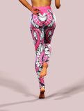 Octopus Fairytale Yoga Pants-High waisted leggings-bootysculpted