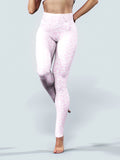 Pink Leopard Yoga Pants-High waisted leggings-bootysculpted