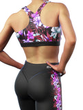 Pink Orchid Sports Bra