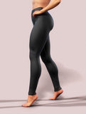 Plain Black Push-Up Leggings-High waisted leggings-bootysculpted