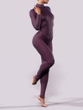 Plum Long Sleeve Costume-unitard-bootysculpted