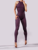 Plum Purple Bodysuit-unitard-bootysculpted