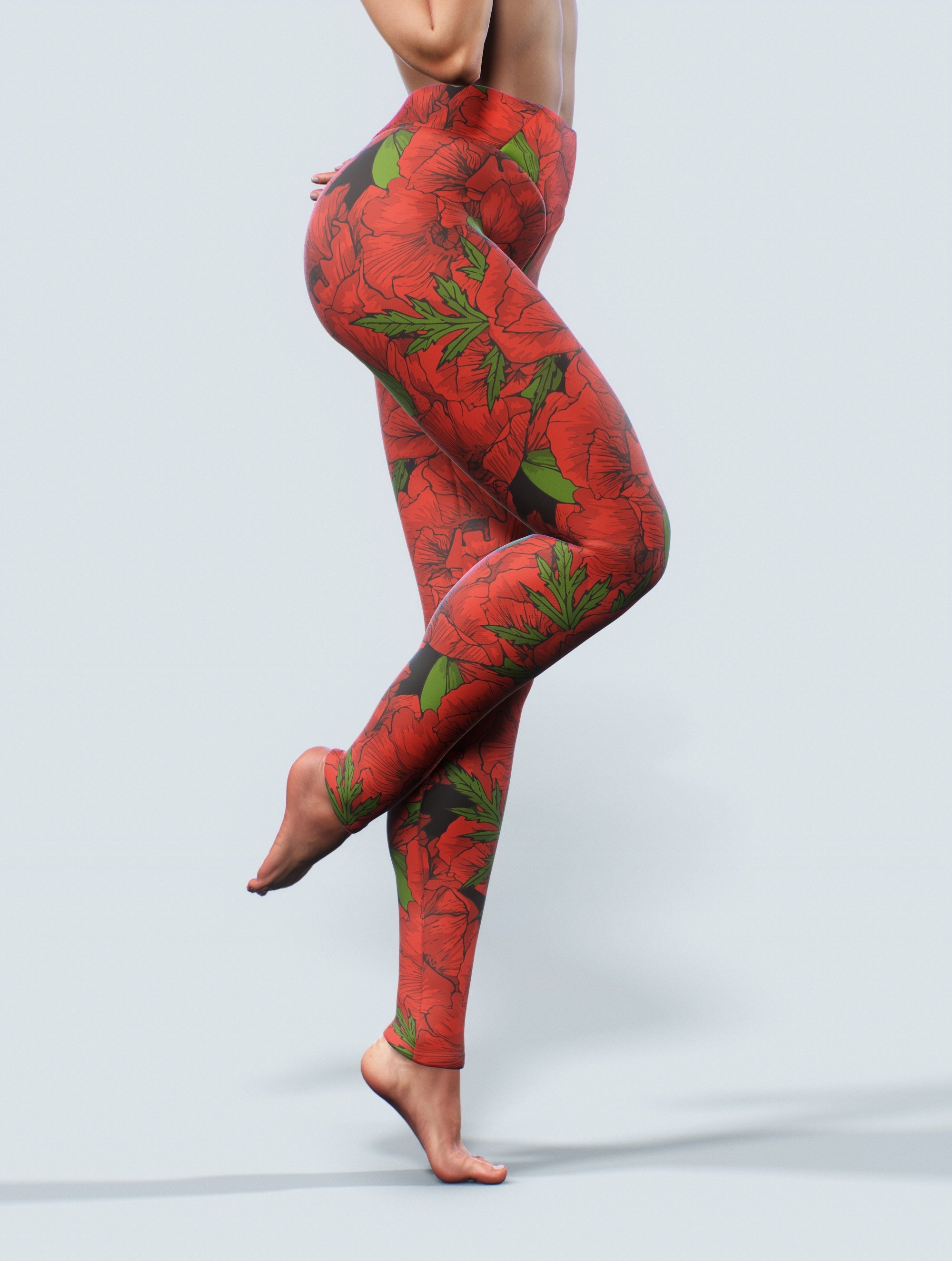 Tartan Red Leggings – bootysculpted