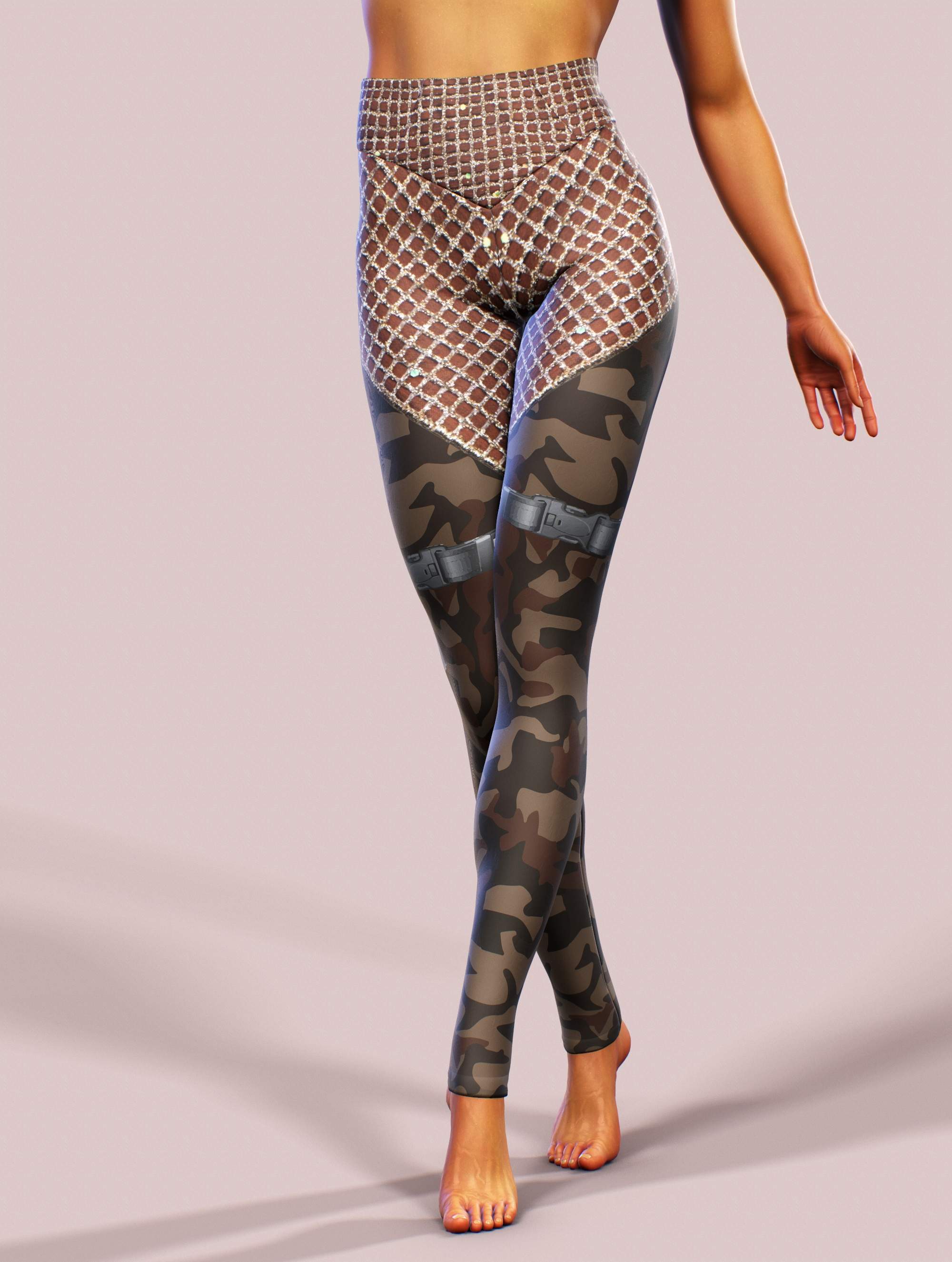 Post Apocalyptica Leggings-High waisted leggings-bootysculpted