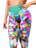 Psychedelic Cats Leggings-High waisted leggings-bootysculpted