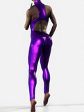 Purple Gloss Unitard-unitard-bootysculpted