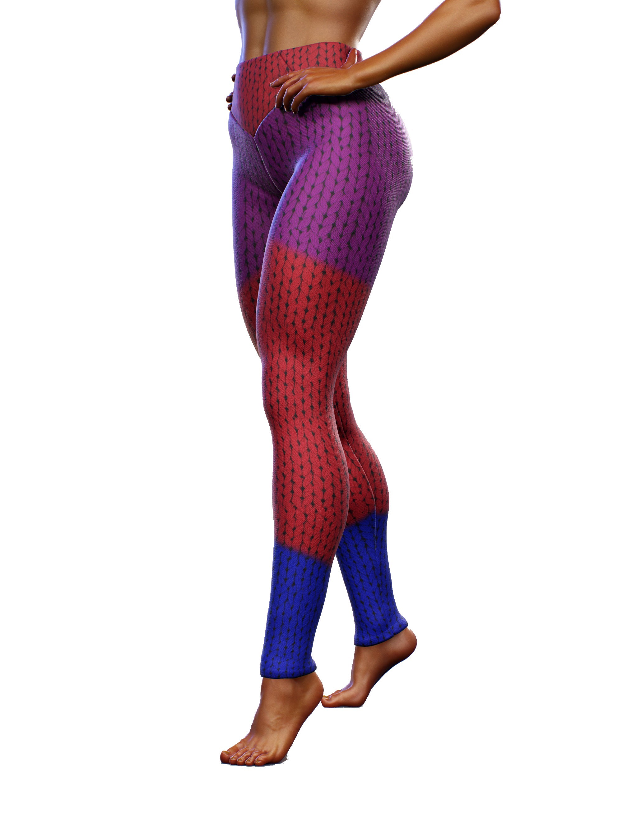 Purple Sweater Leggings