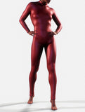 Red Leather Bodysuit-unitard-bootysculpted