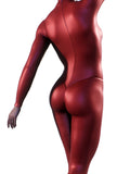 Red Leather Bodysuit-unitard-bootysculpted