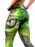Reptile High Waisted Leggings-High waisted leggings-bootysculpted