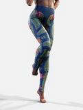 Silent Night Christmas Yoga Pants-High waisted leggings-bootysculpted
