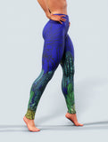 Sketchy Cactus Leggings-High waisted leggings-bootysculpted