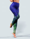 Sketchy Cactus Leggings-High waisted leggings-bootysculpted