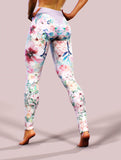 Spring Blossom Yoga Pants-High waisted leggings-bootysculpted