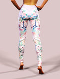 Spring Blossom Yoga Pants-High waisted leggings-bootysculpted