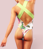 Sushi And Peonies Swimsuit-bootysculpted