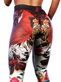 The Cardinal Bird Leggings-High waisted leggings-bootysculpted