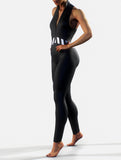 Waist Shaping Black Suit-unitard-bootysculpted
