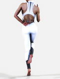 Waist-Shaping Queens Suit in White-unitard-bootysculpted