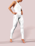 White Marble Catsuit-unitard-bootysculpted