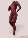 Wine Burgundy Red Costume-unitard-bootysculpted