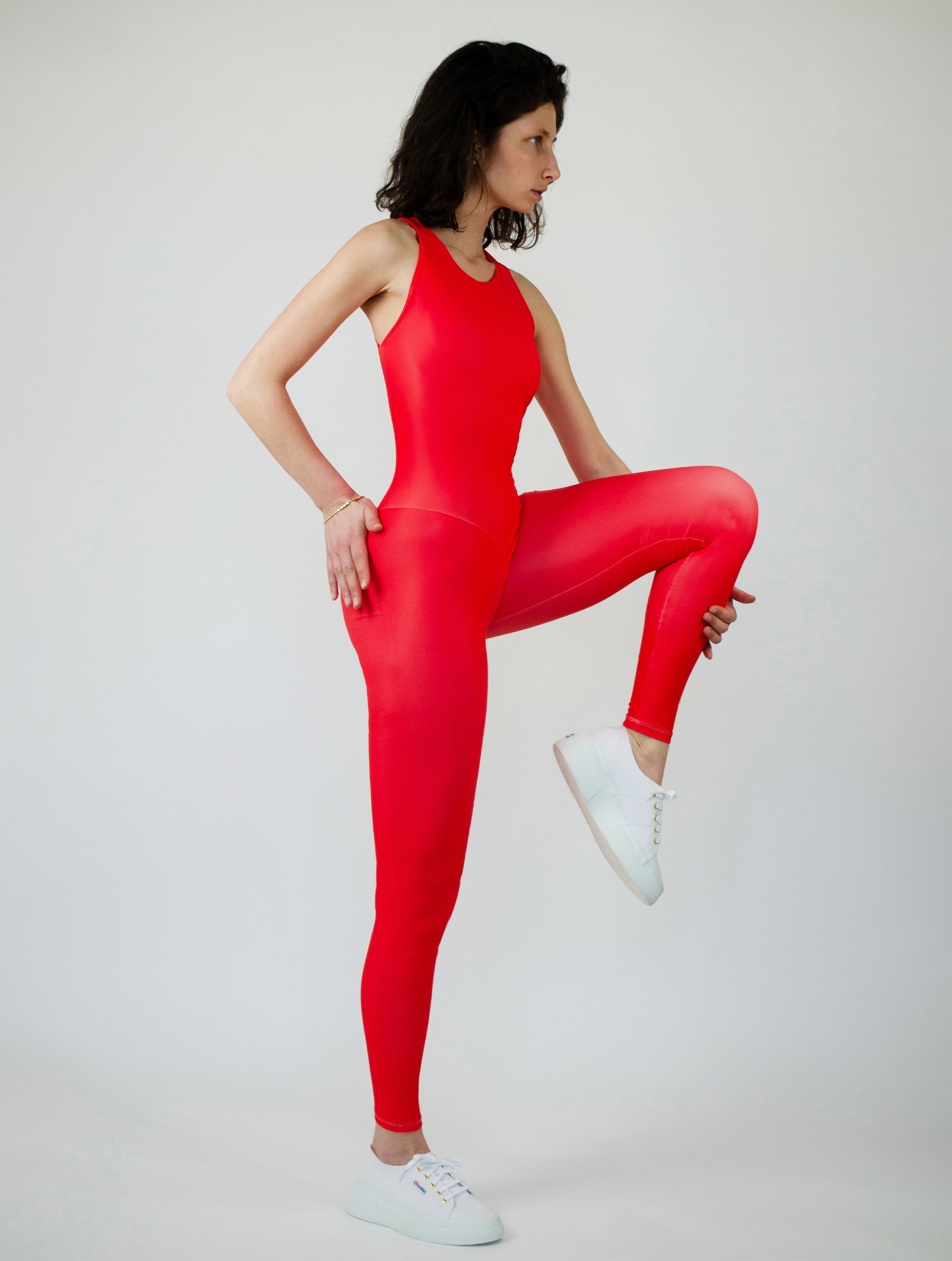 Strawberry Red Unitard