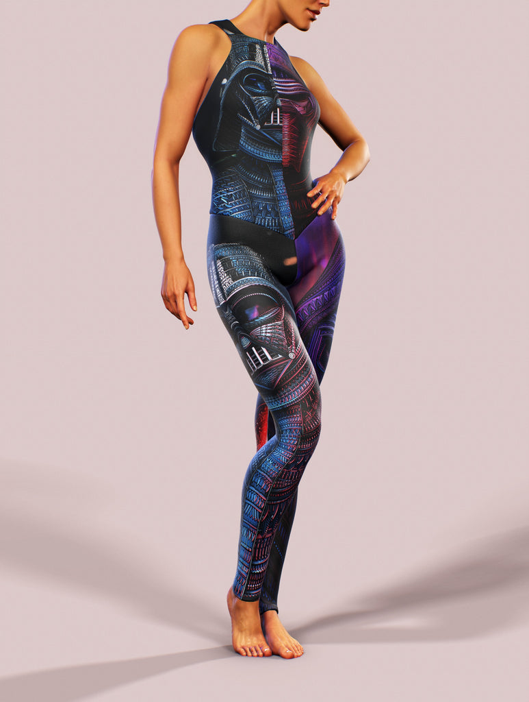 Adult Women's Full Body Unitard Black main image 1